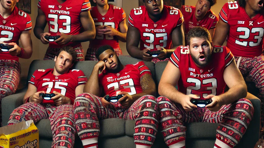 Rutgers Fans Stay Up Past Bedtime