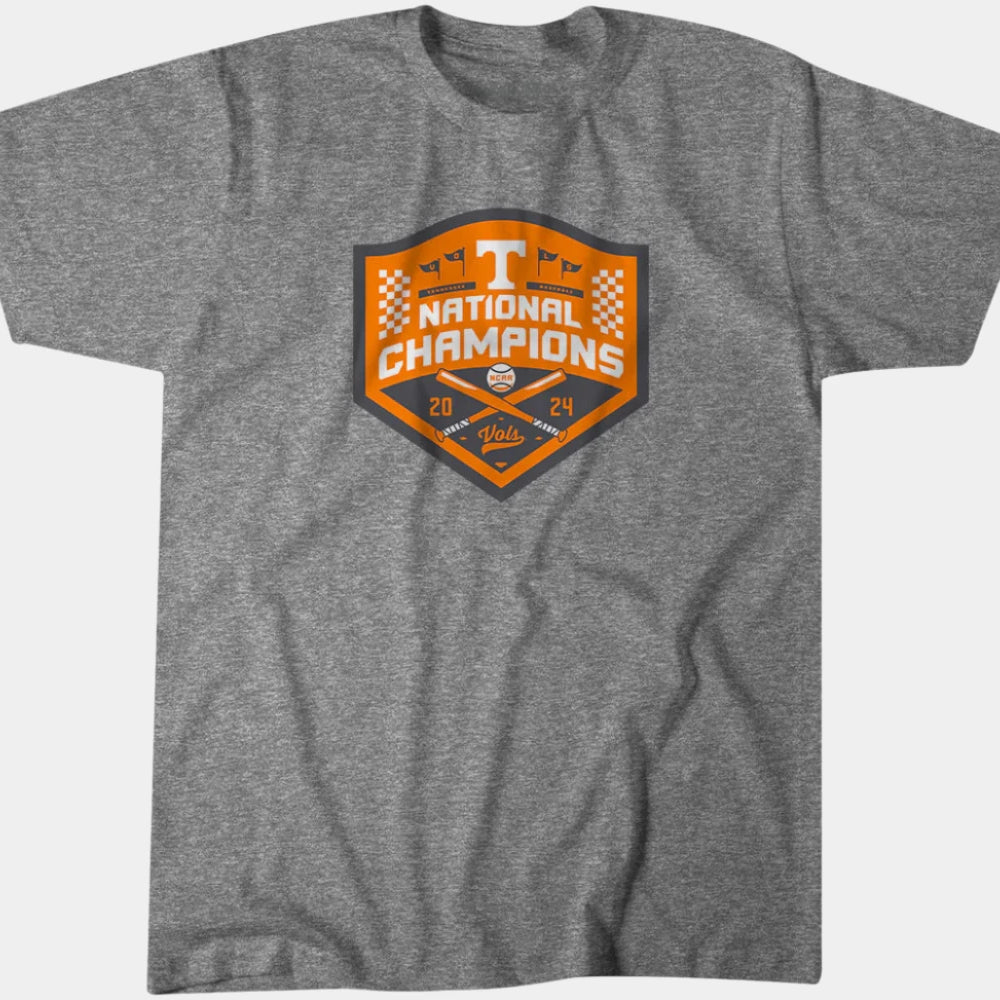BreakingT Tennessee Volunteers baseball 2024 college world series champions gray