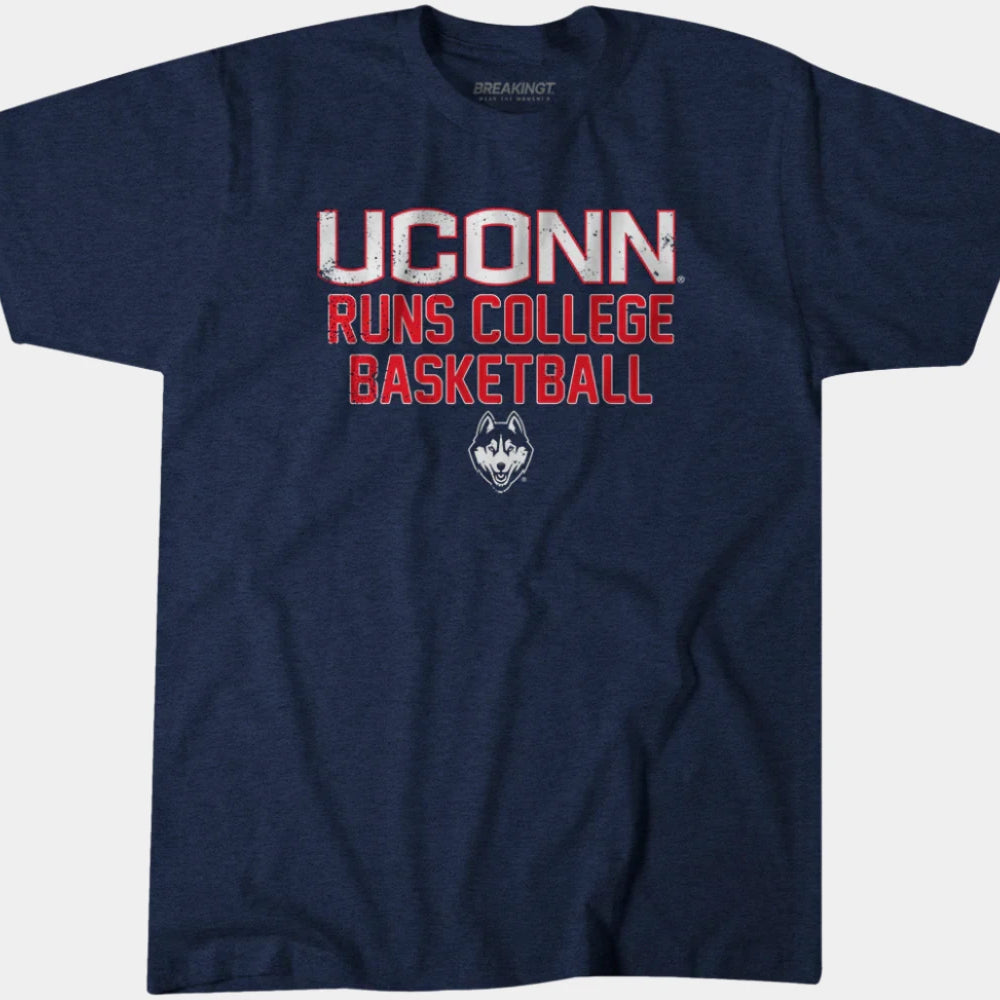 BreakingT UConn Runs College Basketball navy blue
