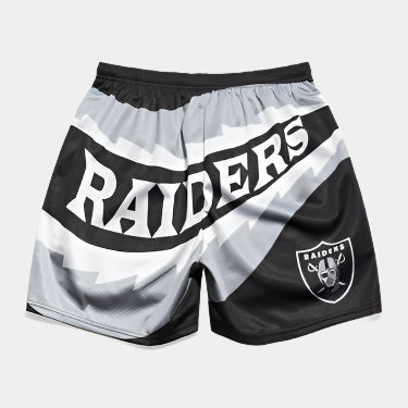 Las Vegas Raiders Saw Blade Retro Shorts