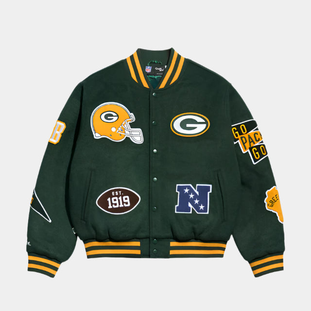 Green Bay Packers Pennant Varsity Jacket