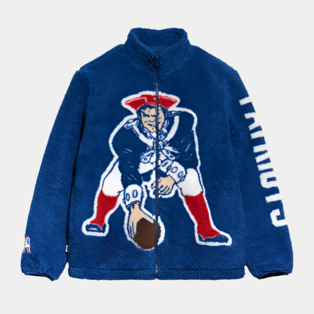 New England Patriots Big Logo Sherpa Jacket
