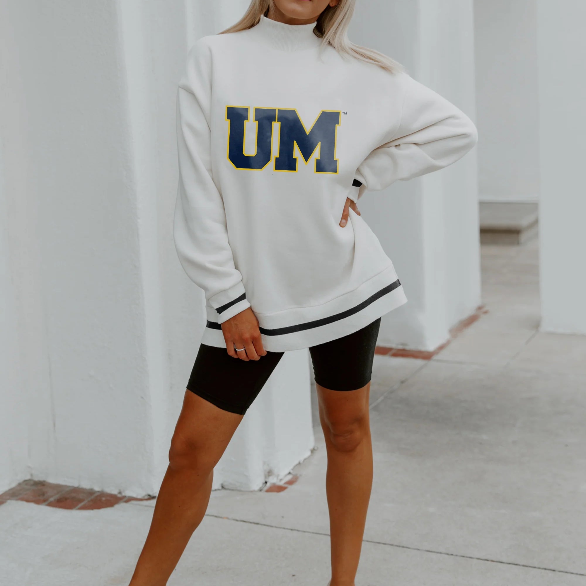 This is it Mock Pullover Michigan Wolverines