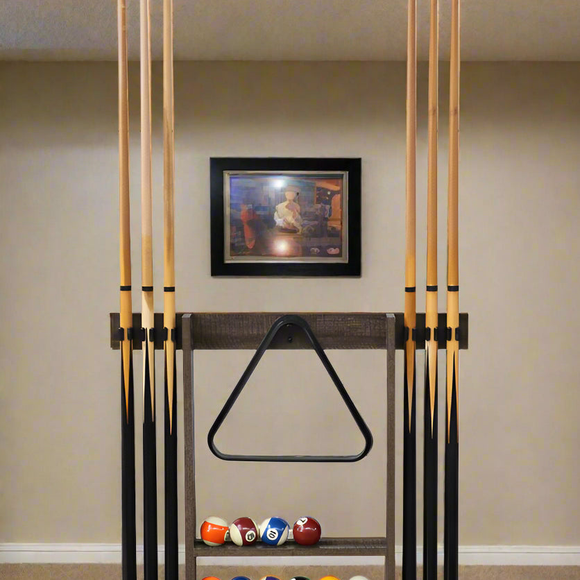 American Legend Wood Billiard Cue Rack