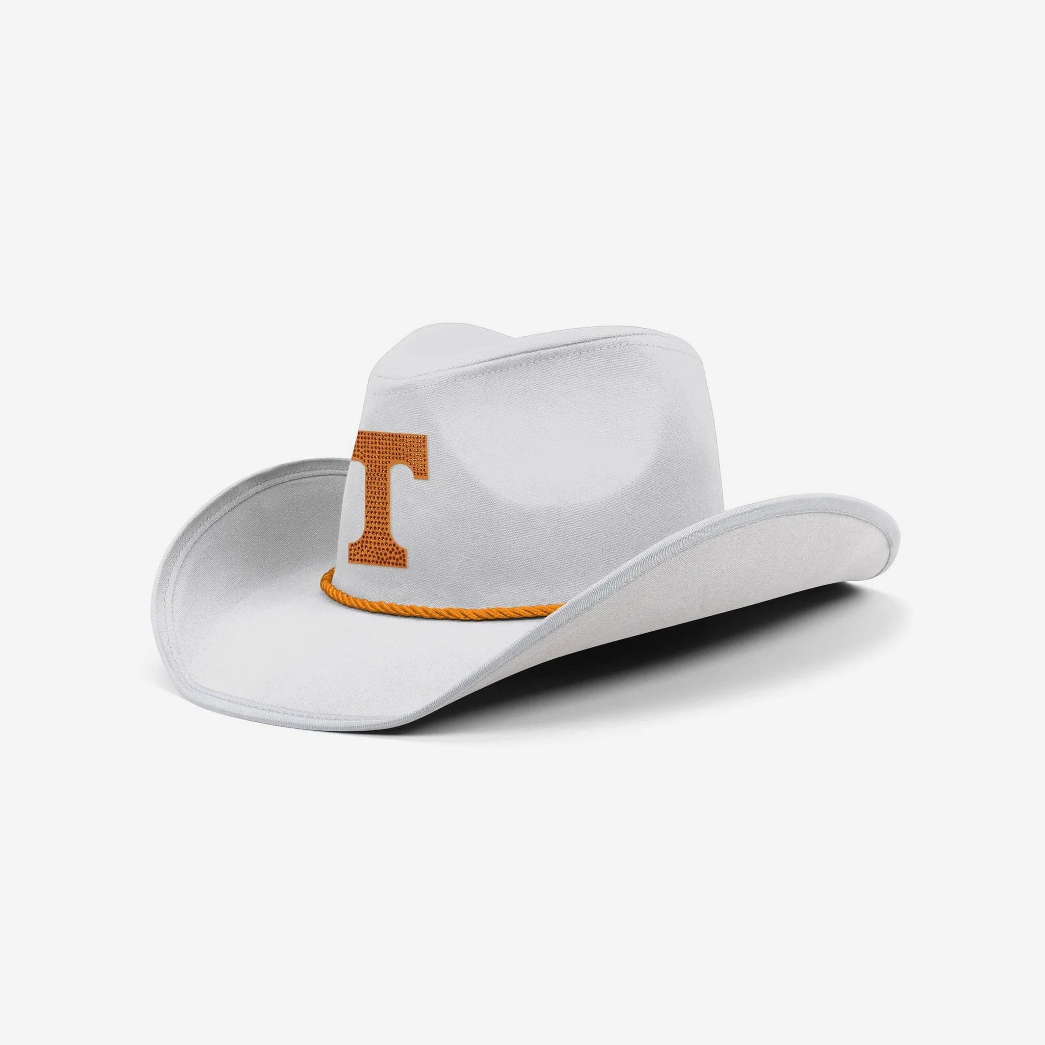 White Rhinestone Logo Cowboy Hat Tennessee Volunteers