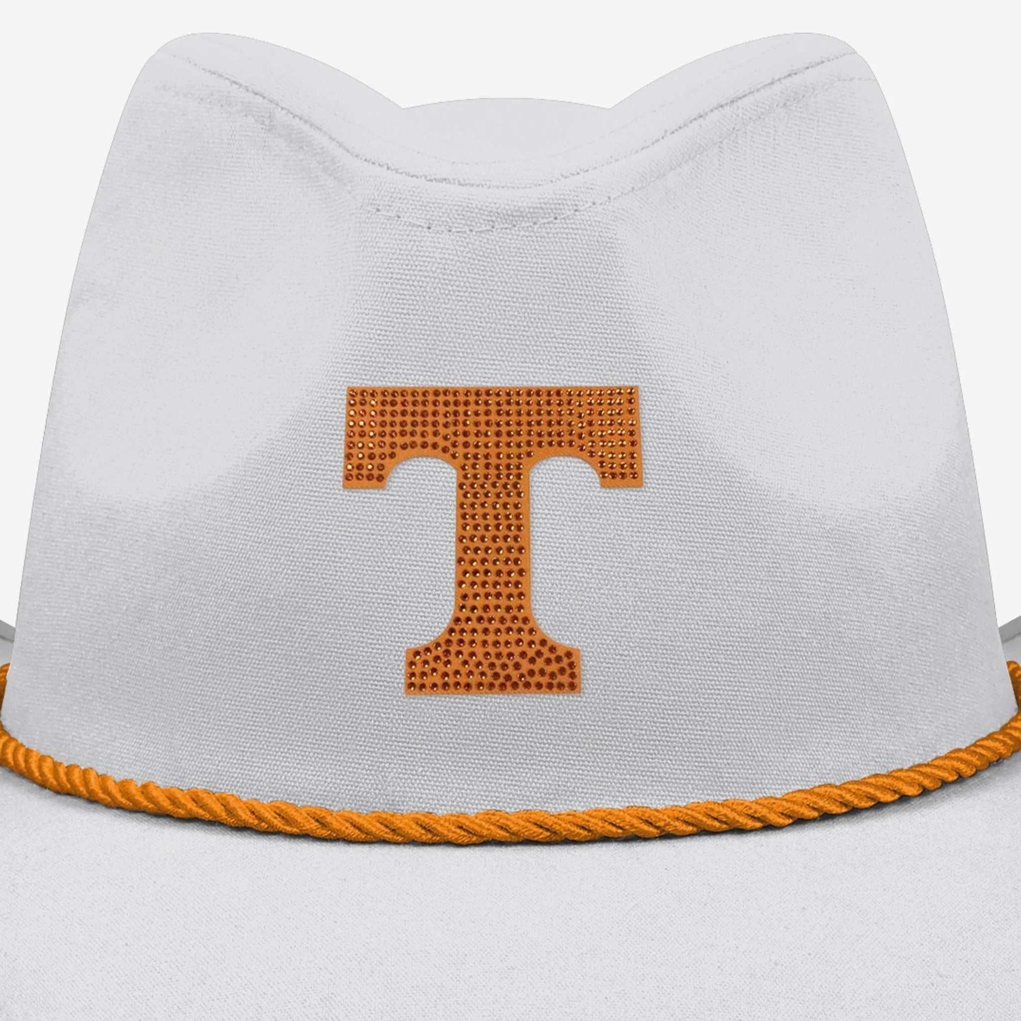 White Rhinestone Logo Cowboy Hat Tennessee Volunteers