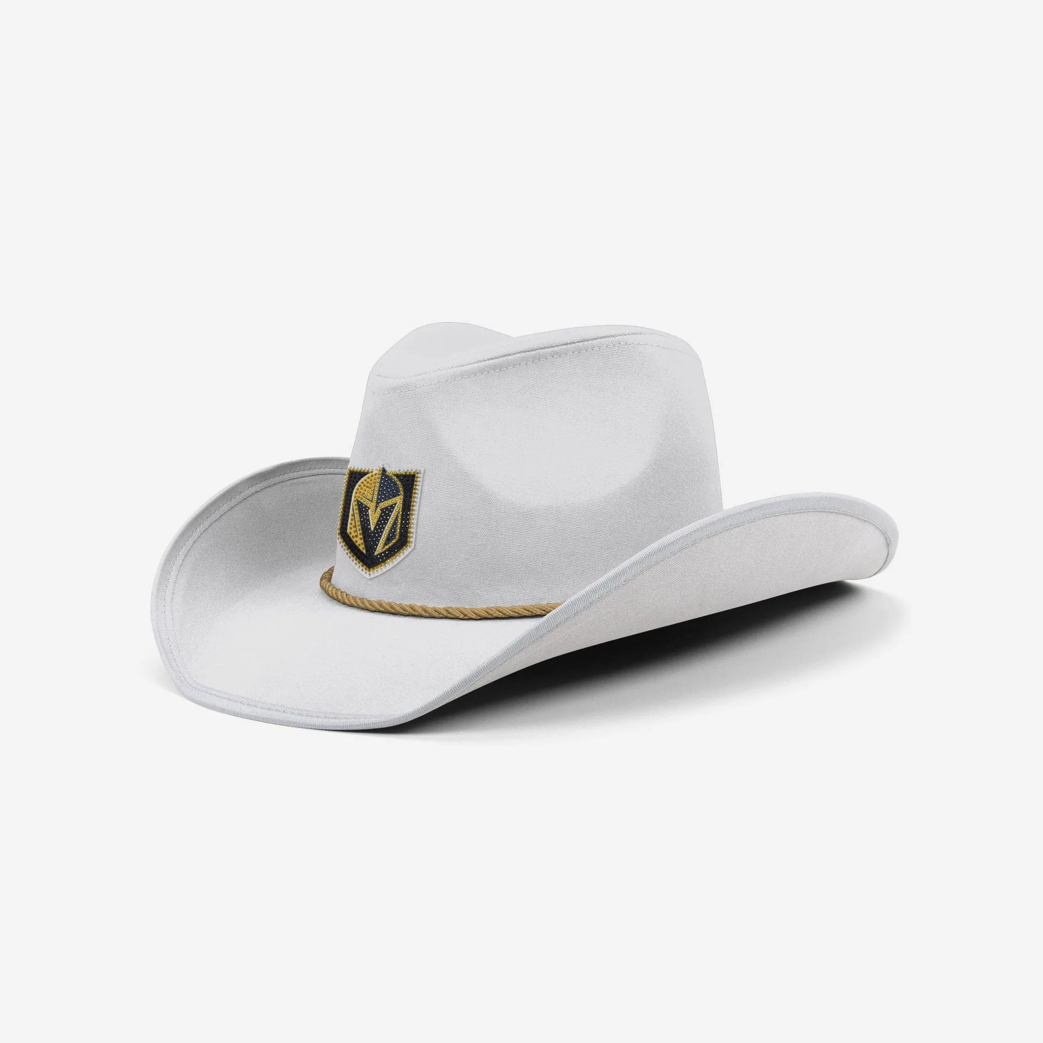 White Rhinestone Logo Cowboy Hat Las Vegas Golden Knights
