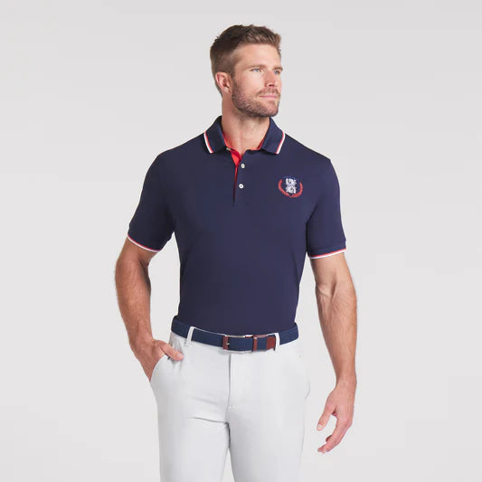Puma Golf Modalon Queen City golf polo navy blue