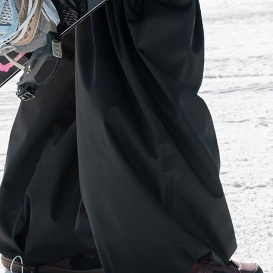 Doorek Suspender Baggy Snow Pants black