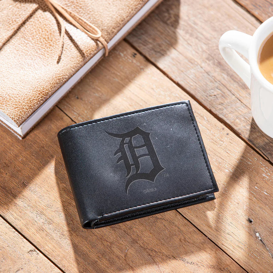 Bi-Fold Wallet Black Detroit Tigers