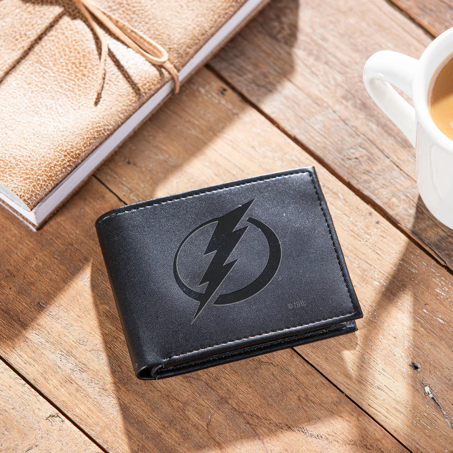 Bi-Fold Wallet Black Tampa Bay Lightning