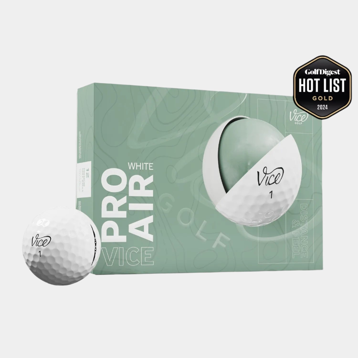 Vice Pro Air golf balls white
