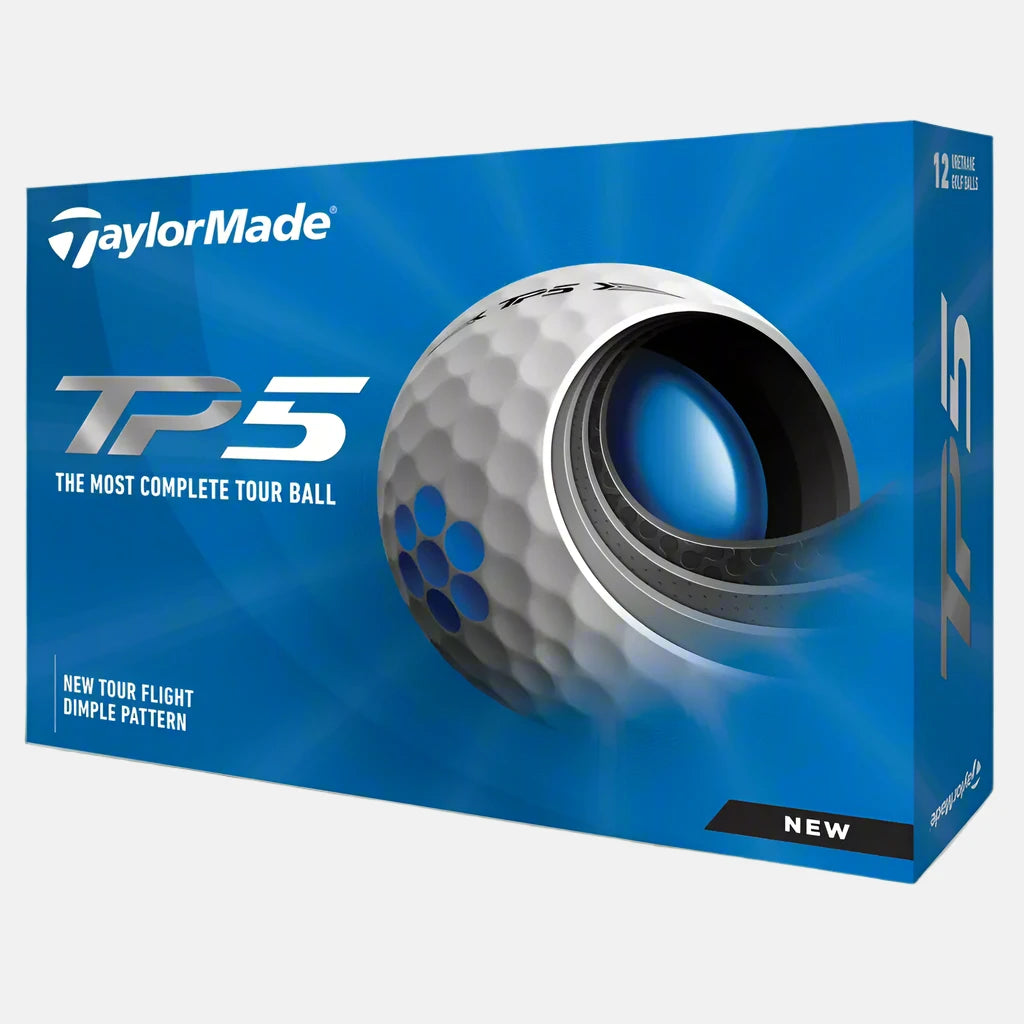 Box of TaylorMade TP5 Golf Balls