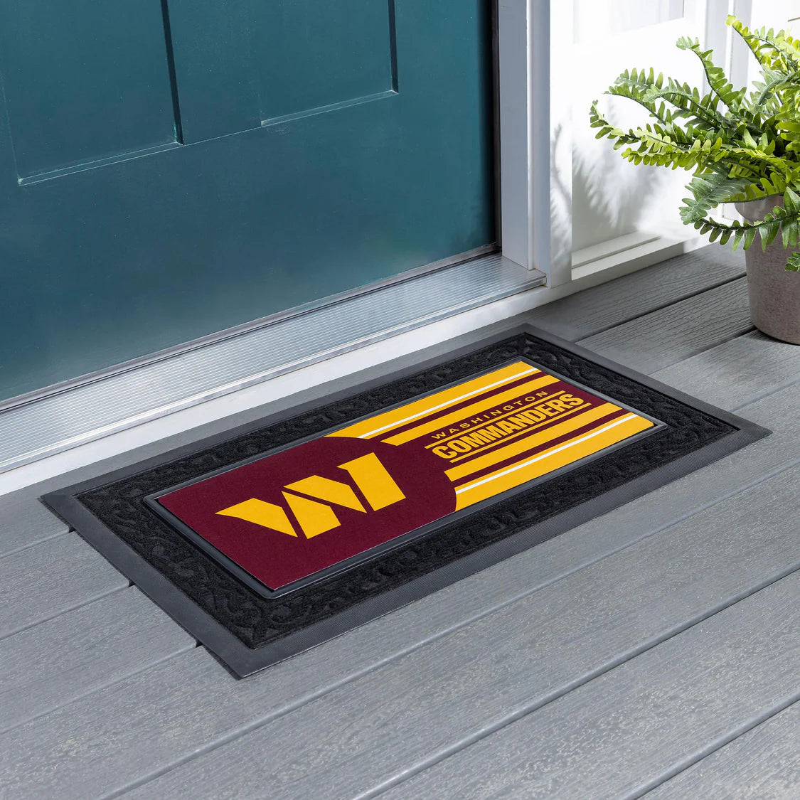 Washington Commanders door mat