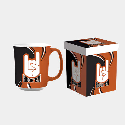 Texas Longhorns "Hook 'Em" coffee mug