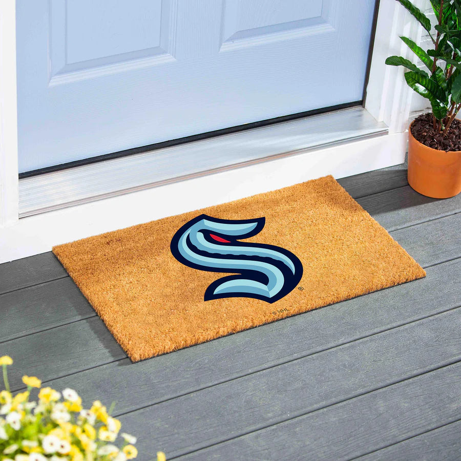 Seattle Kraken door mat