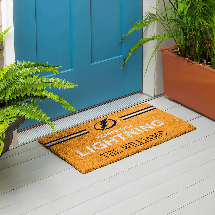 Tampa Bay Lightning door mat