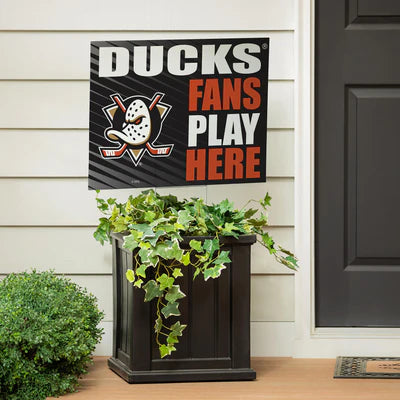 Anaheim Ducks yard sign