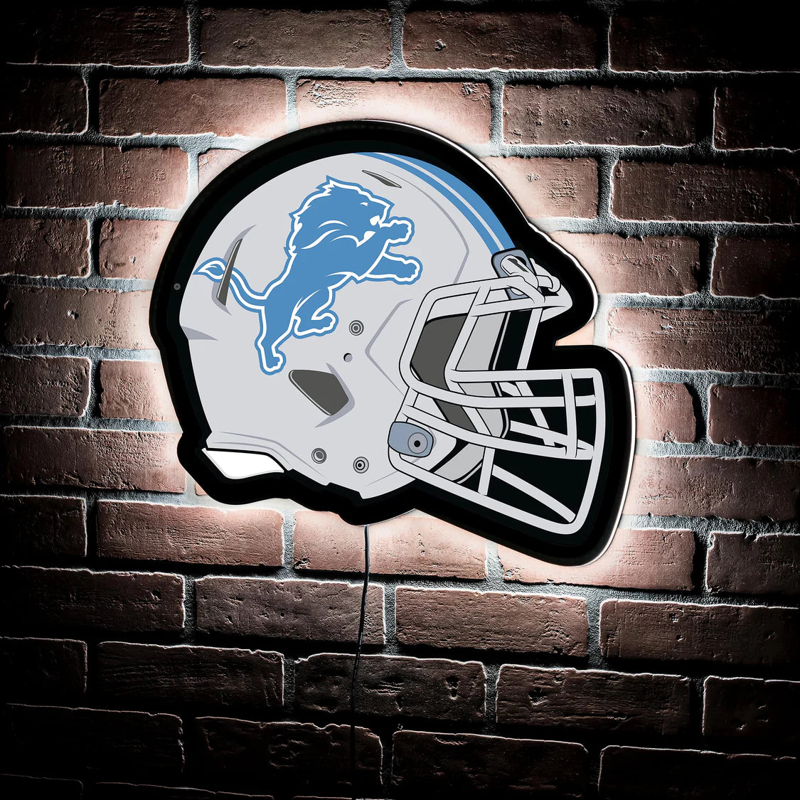 Detroit Lions LED wall art