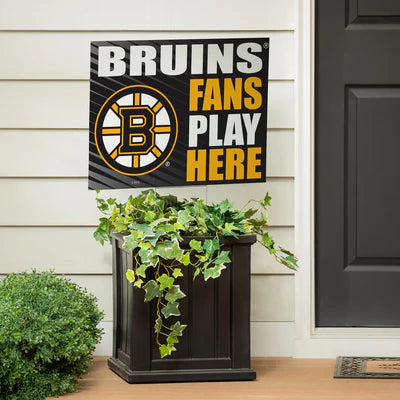 Boston Bruins yard sign