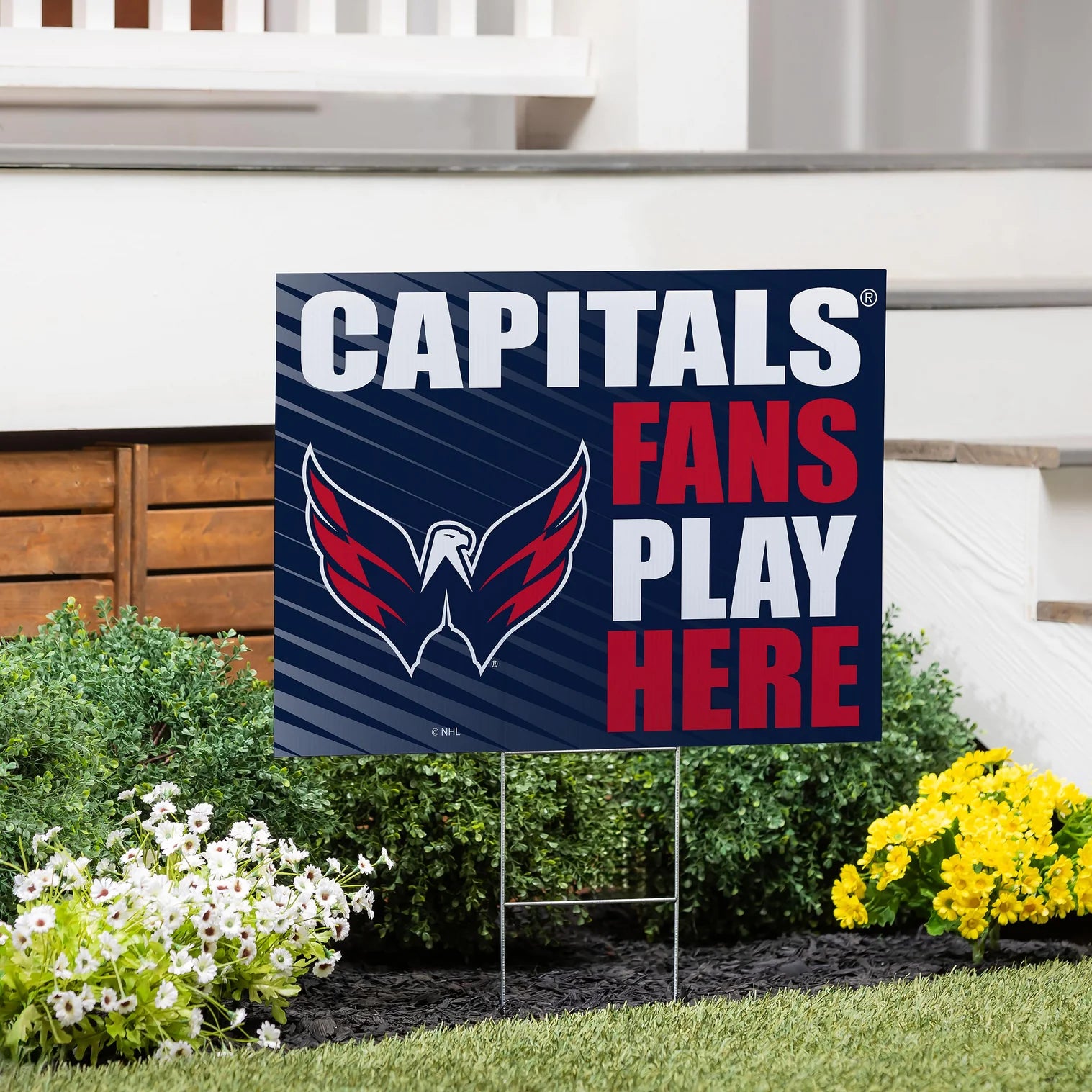 Washington Capitals yard sign