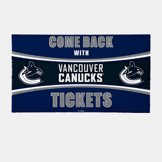 Vancouver Canucks door mat