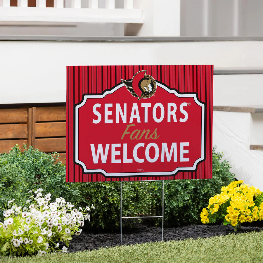 Ottawa Senators yard sign