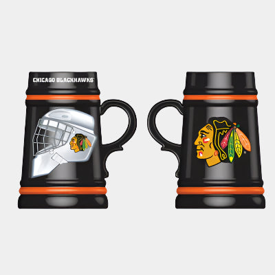 Chicago Blackhawks beer steins