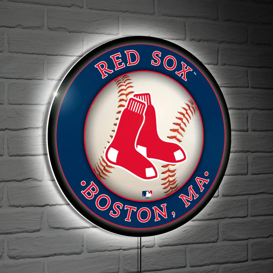 Boston Red Sox LED wall art