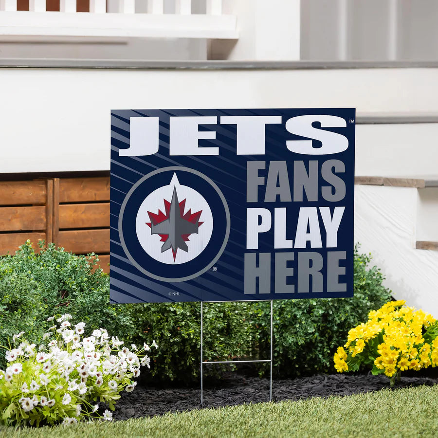 Winnipeg Jets yard sign