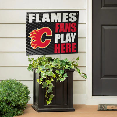 Calgary Flames yard sign