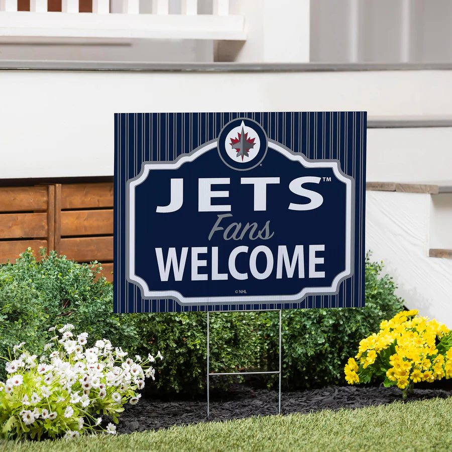 Winnipeg Jets yard sign