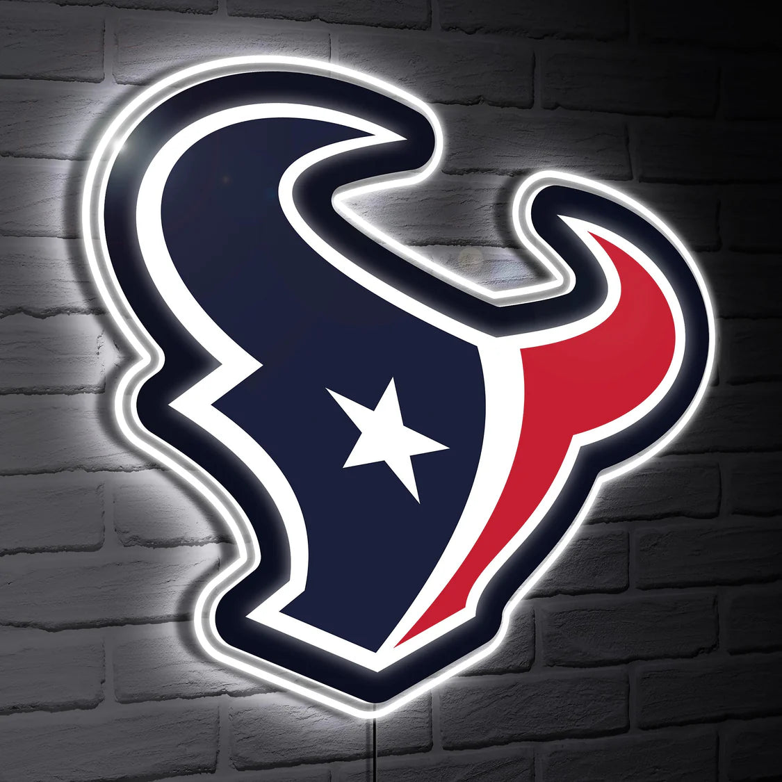 Houston Texans LED wall art