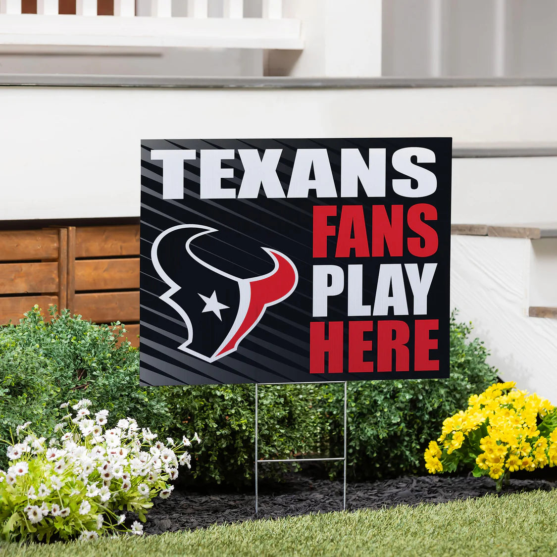 Houston Texans yard sign