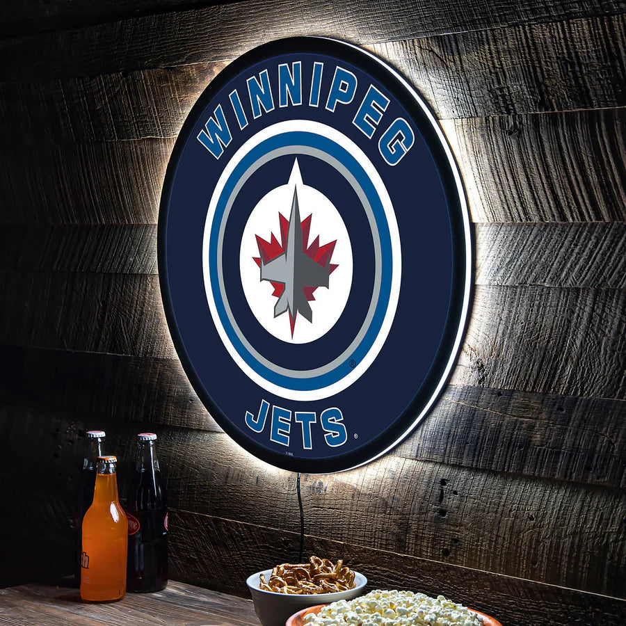 Winnipeg Jets LED wall art