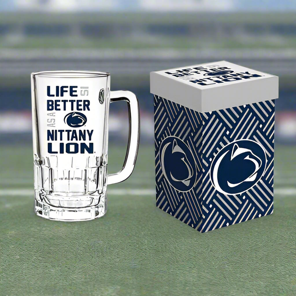 Penn State Nittany Lions mug and box