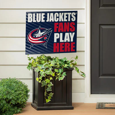 Columbus Blue Jackets yard sign