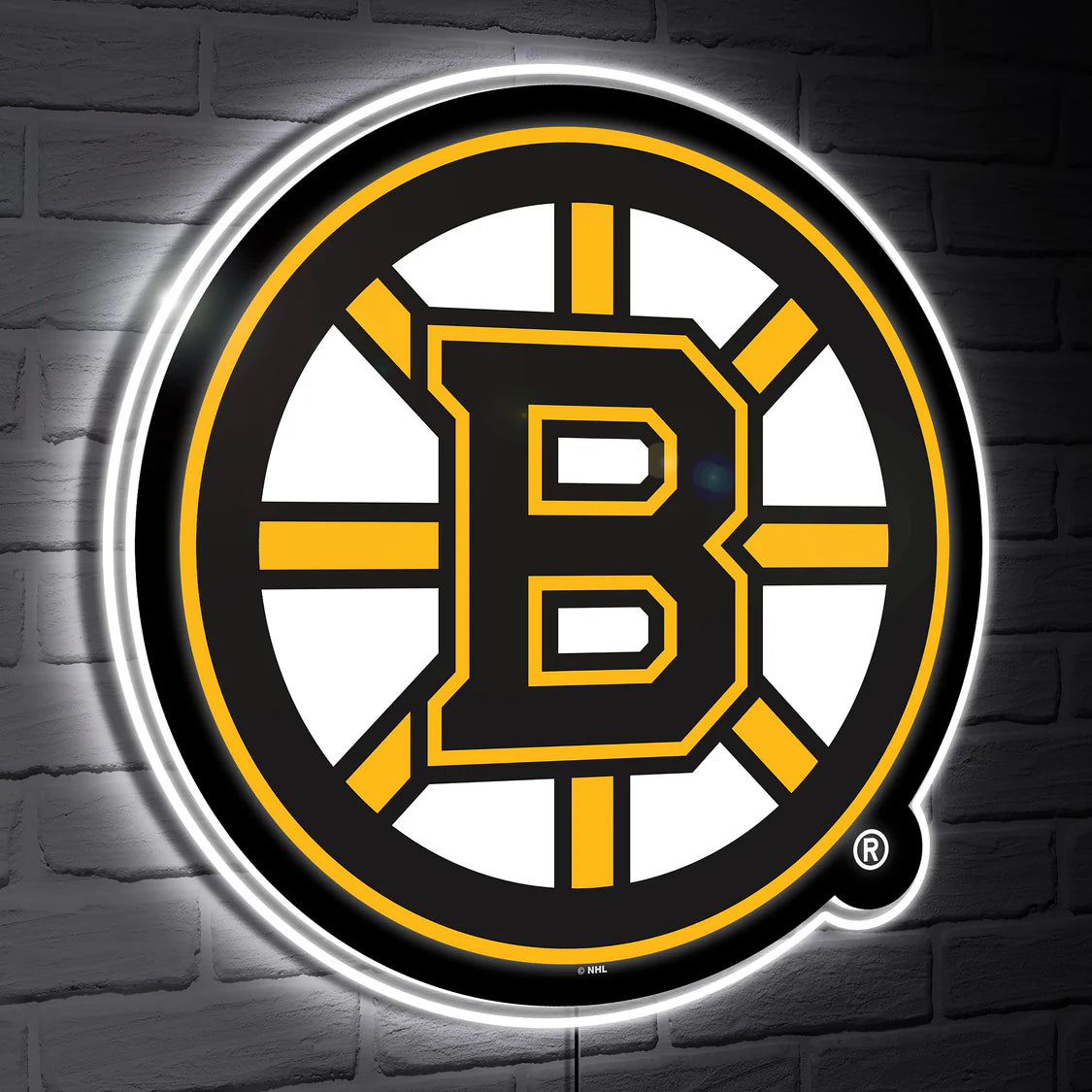 Boston Bruins LED wall art