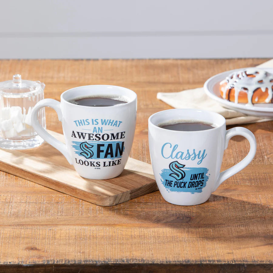 Seattle Kraken coffee mugs