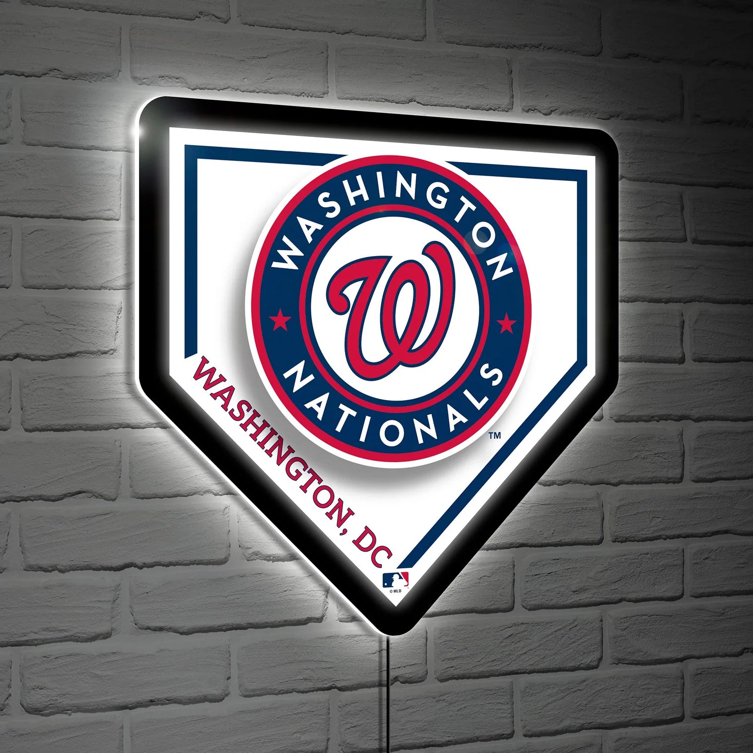 Washington Nationals LED wall art