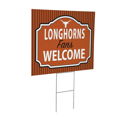 Texas Longhorns Fan Yard Sign