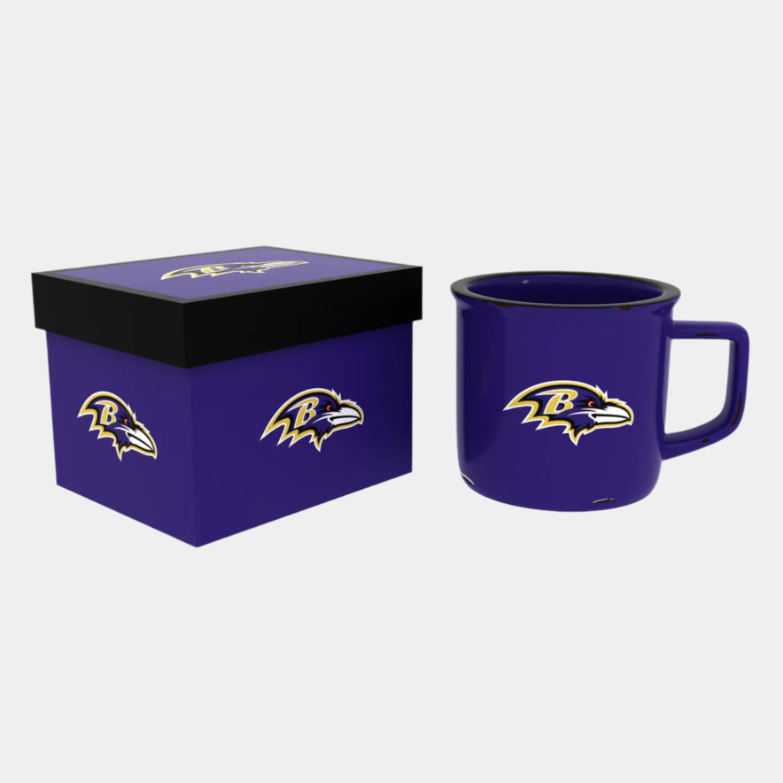 Baltimore Ravens coffee mug with box