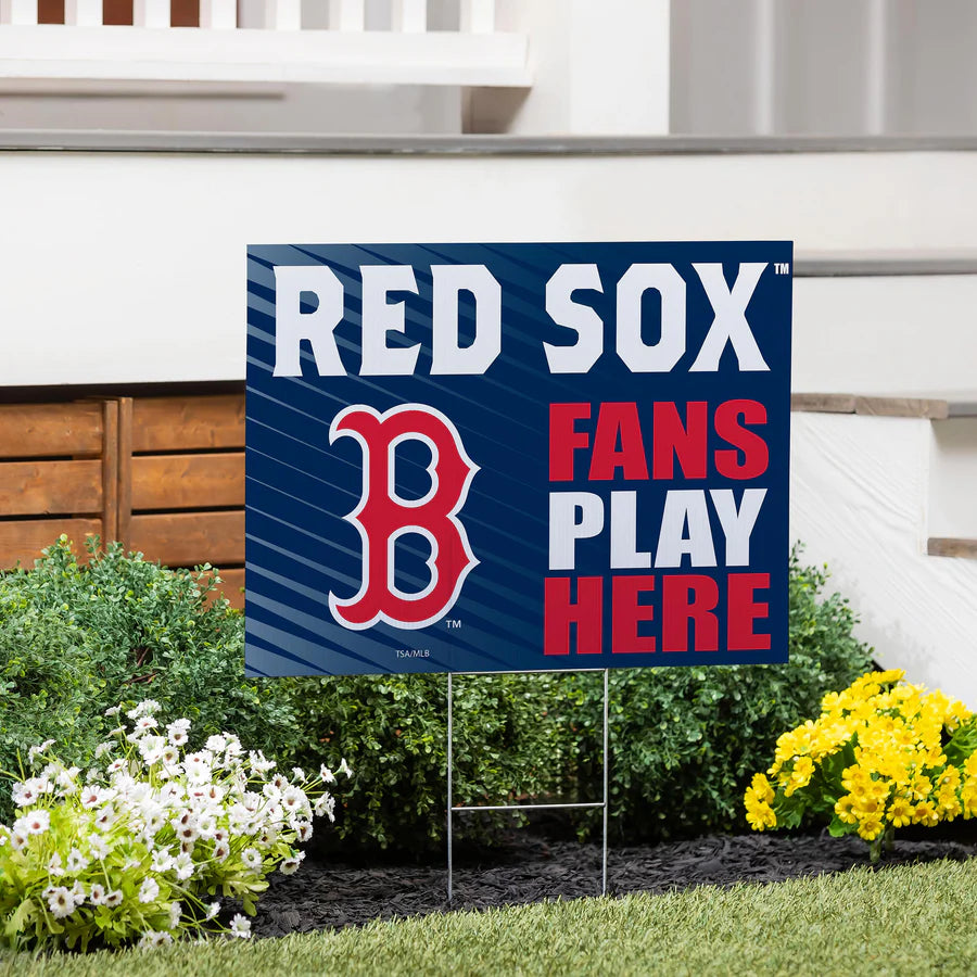 Boston Red Sox yard sign