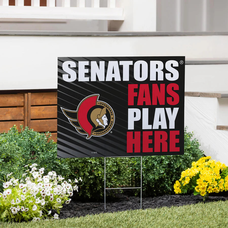 Ottawa Senators yard sign