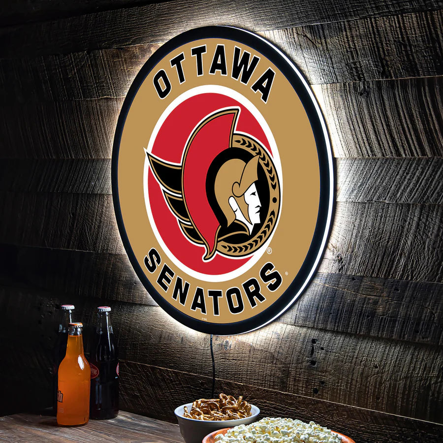 Ottawa Senators LED wall art