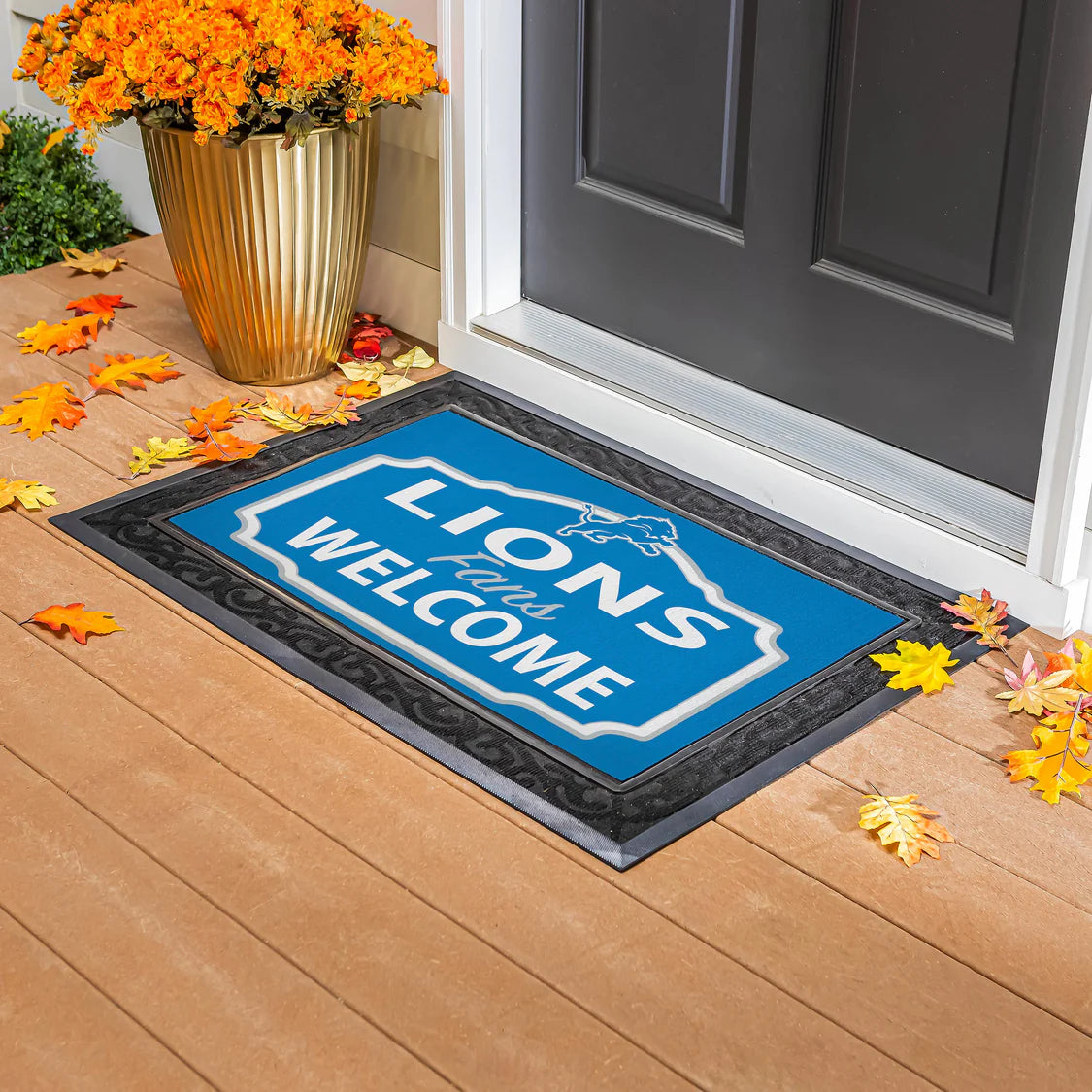 Detroit Lions door mat