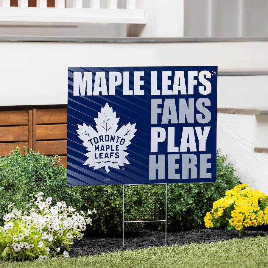 Toronto Maple Leafs yard sign