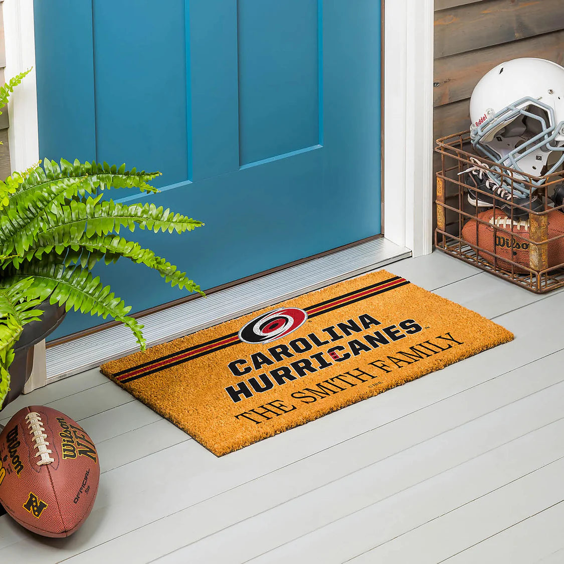 Carolina Hurricanes customized door mat