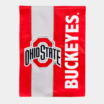 Ohio State Buckeyes garden flag