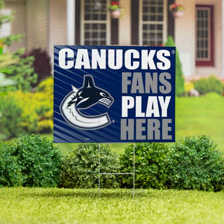 Vancouver Canucks yard sign